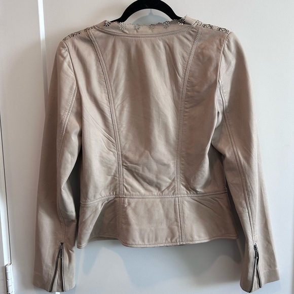 Hinge tan leather jacket - Picture 5 of 8